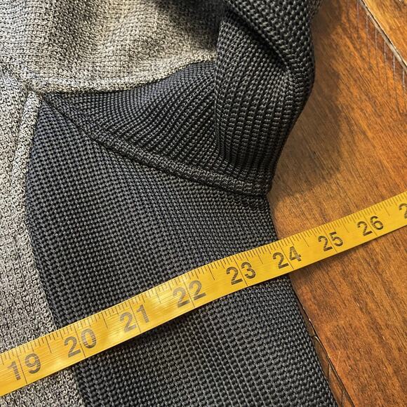 Spyder Full Zip Sweater Jacket Mens XL Gray Black Fleece Lined 186404 Fall F18 - Picture 10 of 12